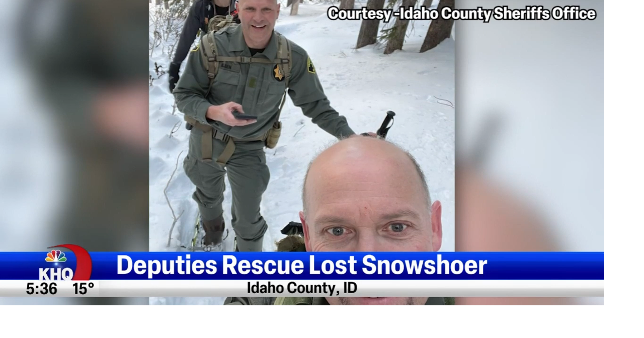 Idaho County sheriff’s deputies rescue lost snowshoer
