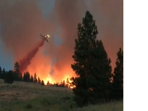 Anglin Fire Near Tonasket Now At 80 Containment Fire Mode Khq Com