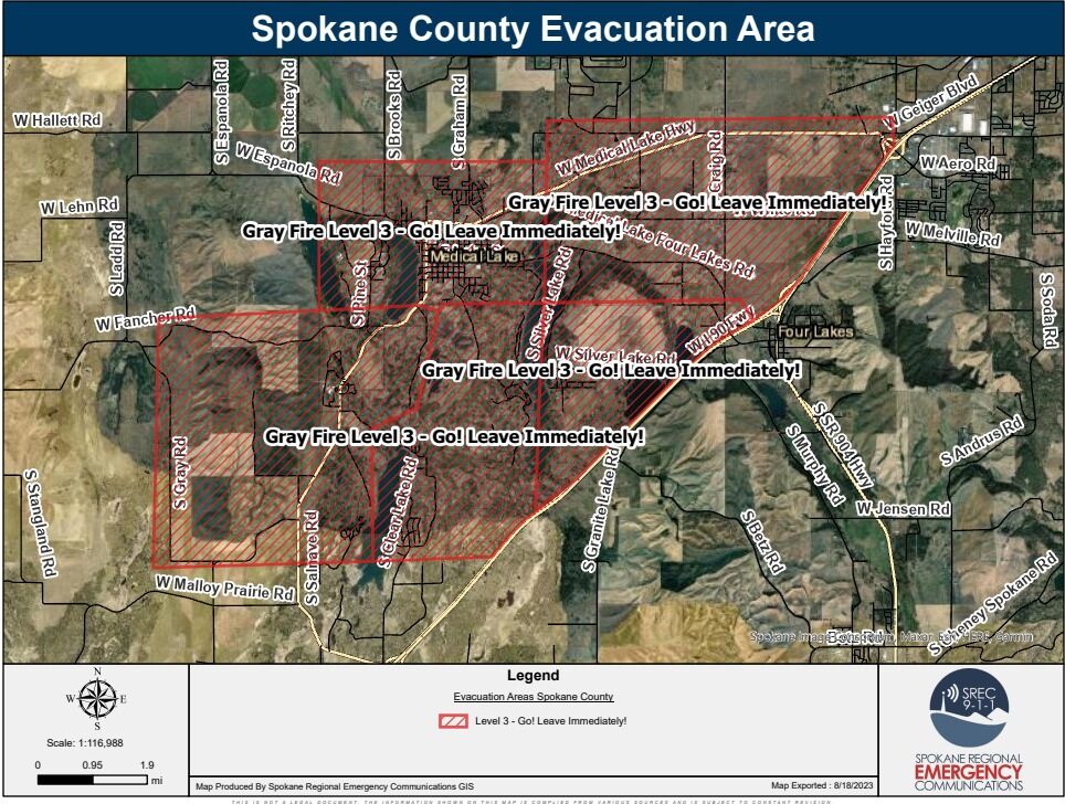 Evacuation Map For Gray Fire Near Medical Lake Khq Com   64dfffd2848bb.image 