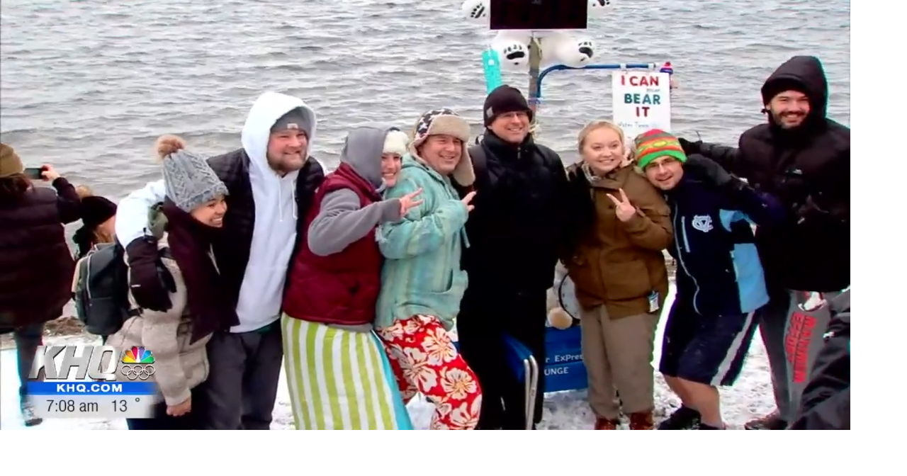 Hundreds ring in new year with annual Polar Bear Plunge in Coeur D