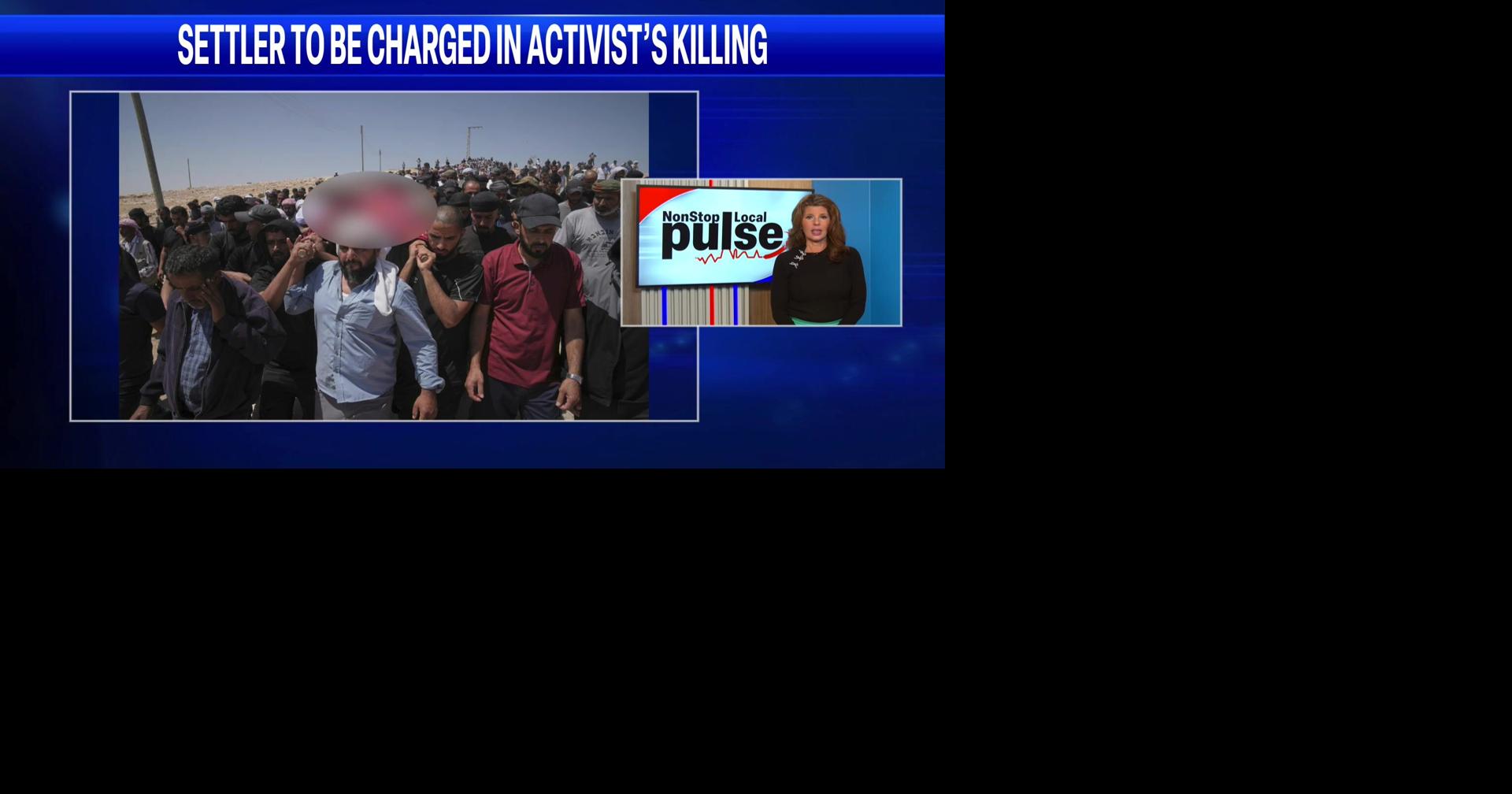 Settler to be charged in activist's killing