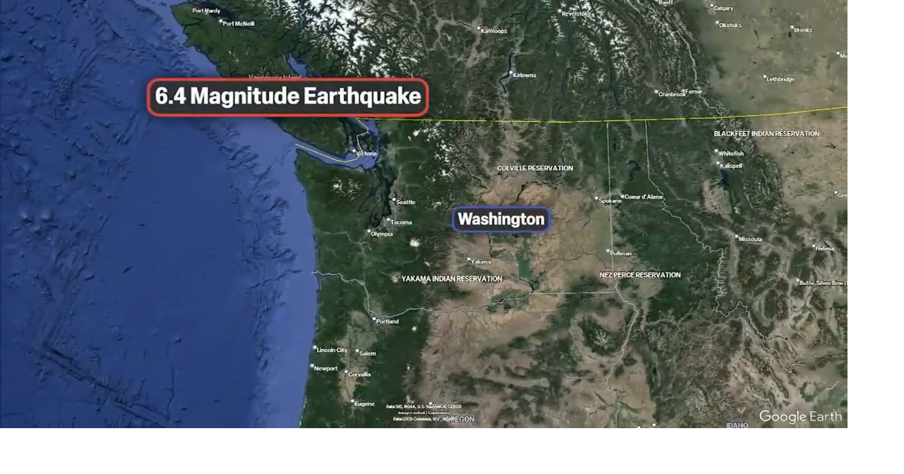 Magnitude 6.4 Earthquake Shakes Parts of Washington | Spokane News