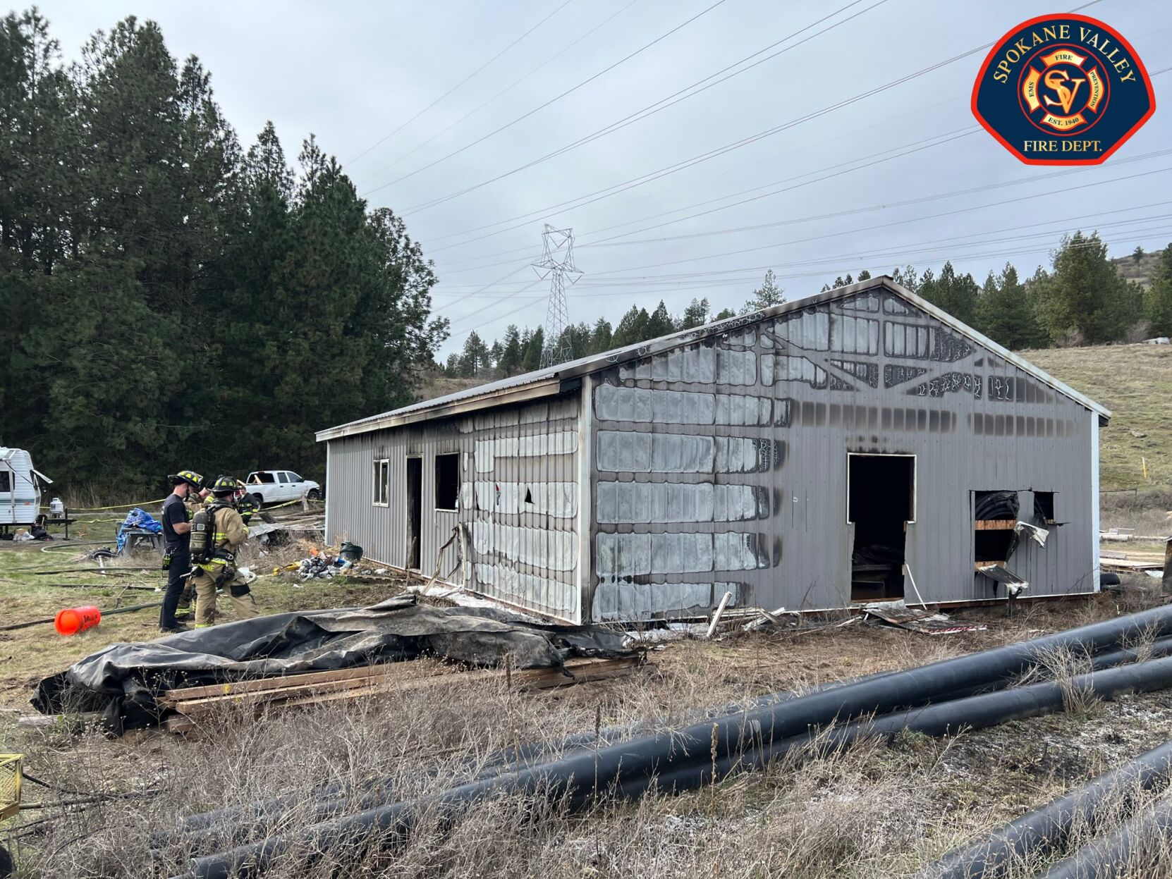 Spokane Valley shop fire on East Trent Avenue contained | Spokane News ...