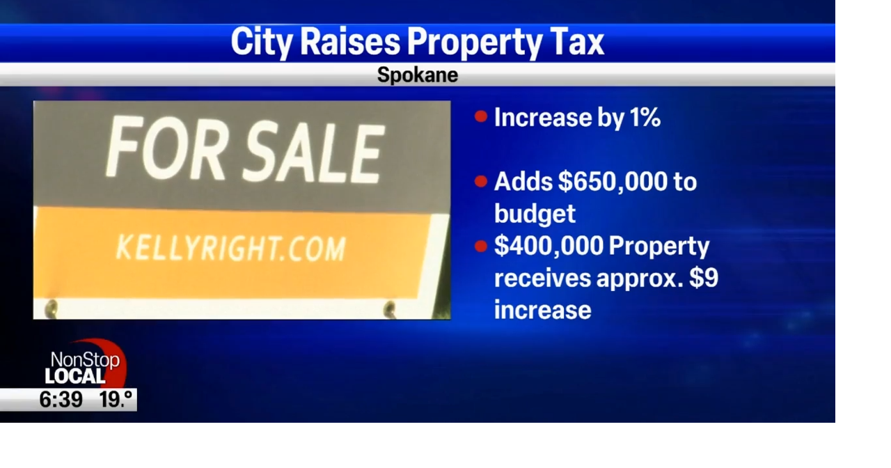 The City of Spokane votes on raising property tax Spokane News