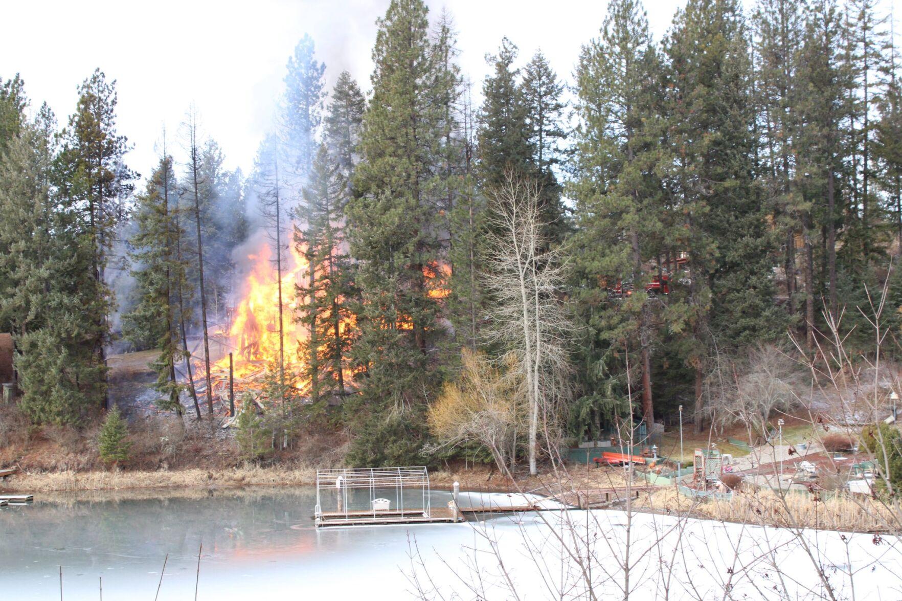 Hayden Lake home destroyed in Monday morning fire Spokane News