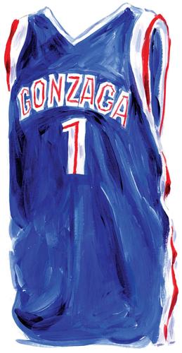 NCAA Basketball Jersey Gonzaga Bulldogs #1 Jalen Suggs White