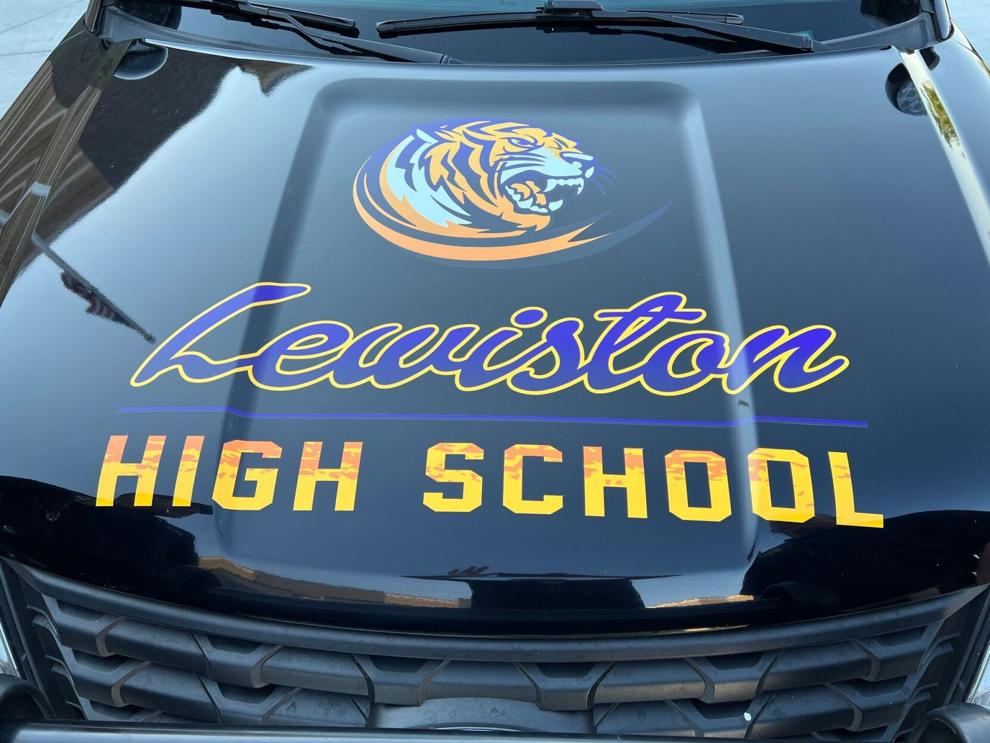 New Lewiston High School school resource officer car features school's