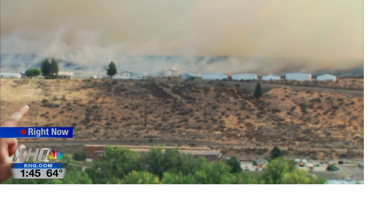 Fire burning near Omak casino Spokane News