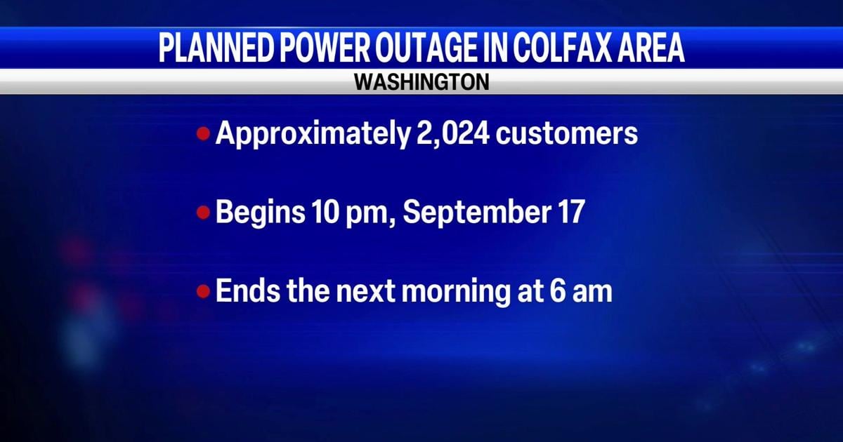 Colfax outage planned as Avista upgrades east substation