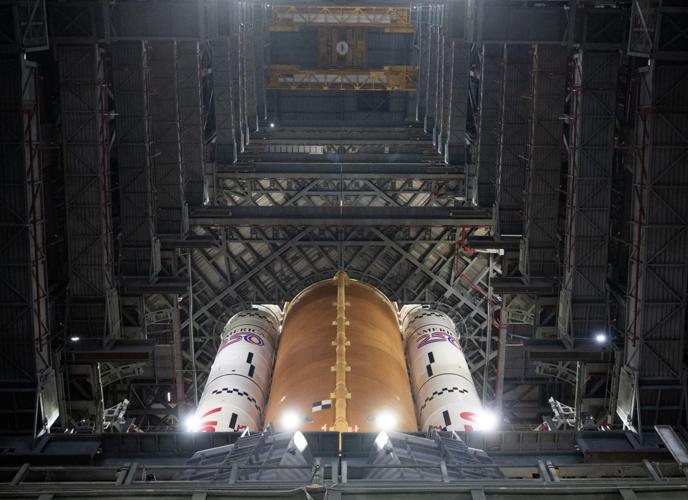 NASA moves Artemis II rocket to launch pad ahead of lunar mission ...
