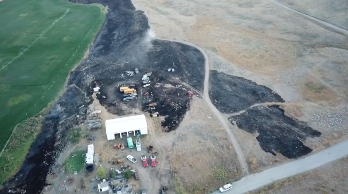 Crews contain 142acre Spring Coulee Fire; One firefighter reportedly