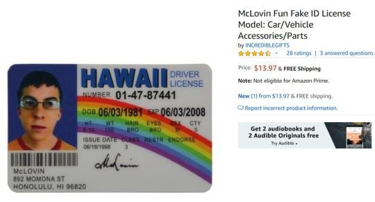 20-year-old accused of carrying fake 'McLovin' ID purchased off A...