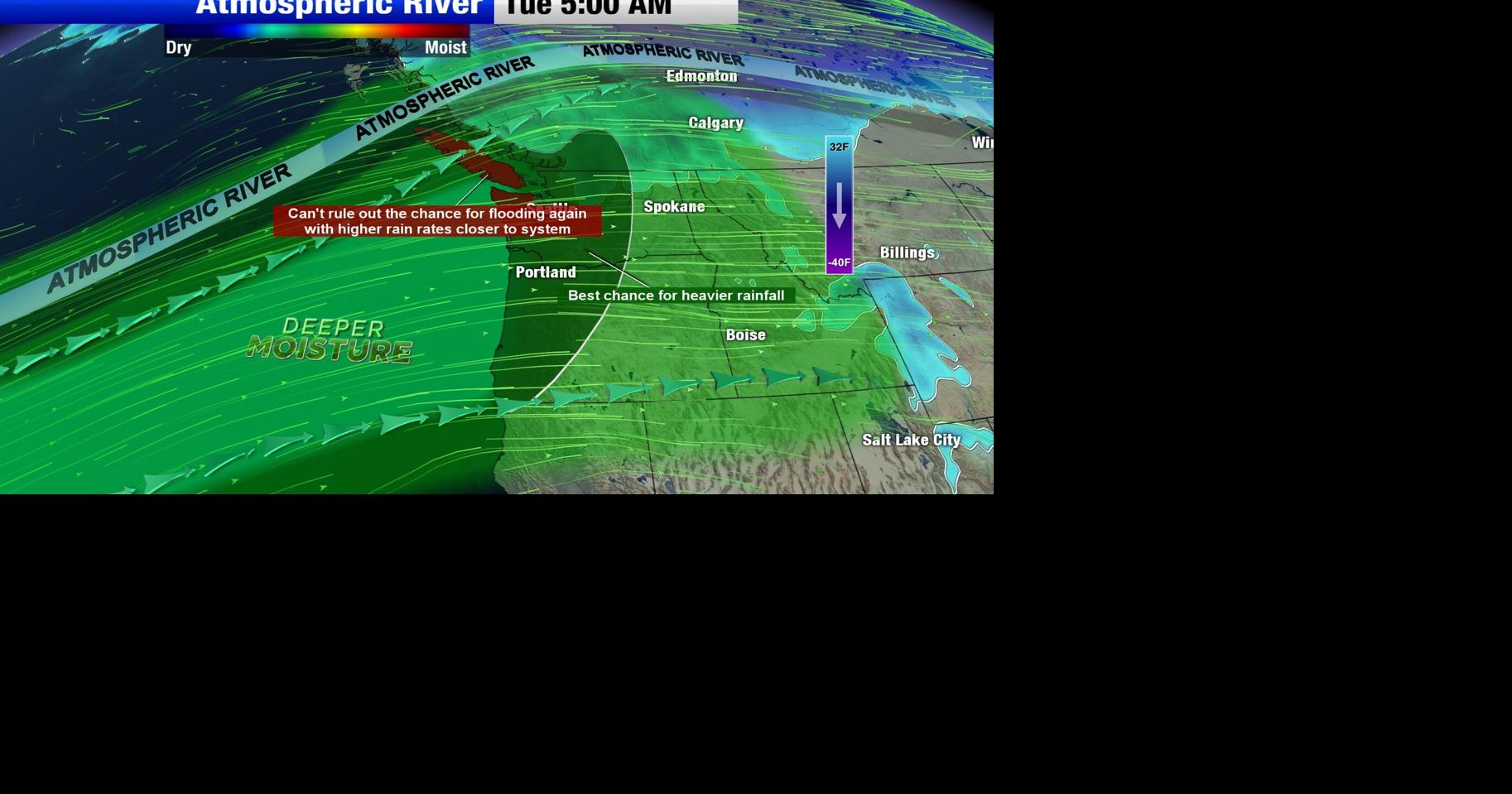 Our next atmospheric river has arrived and is packing a punch ...