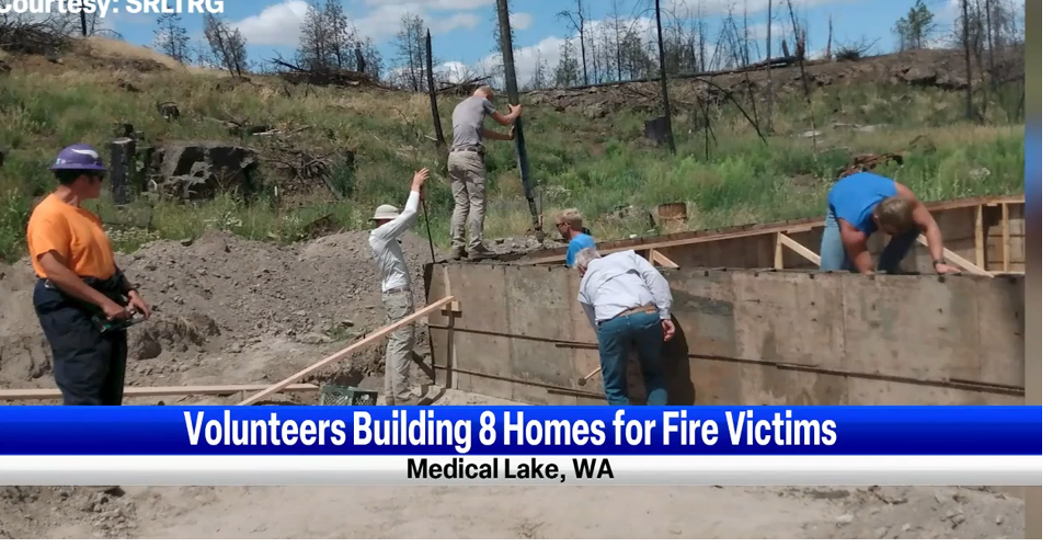 Volunteers build homes for wildfire victims in Medical Lake Spokane