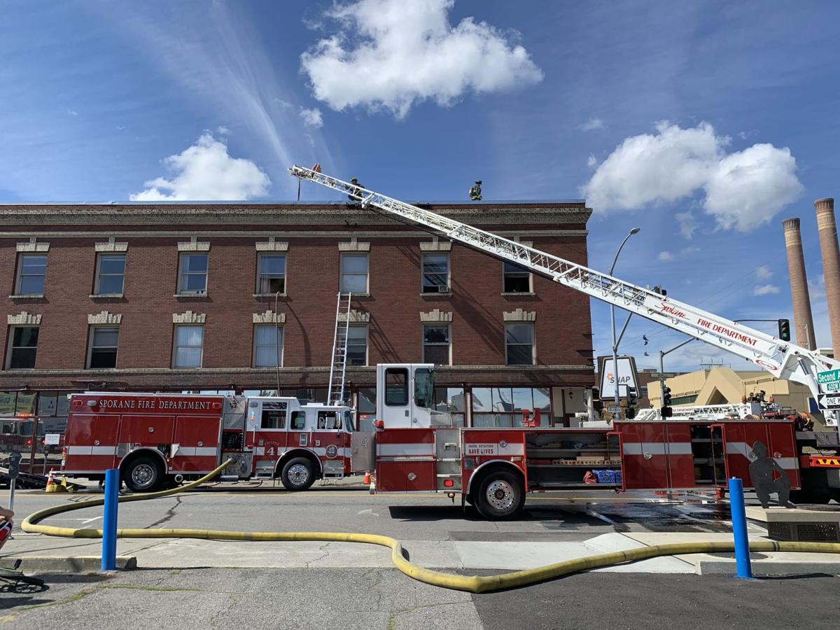 One person treated for smoke inhalation after apartment fire in downtown Spokane News