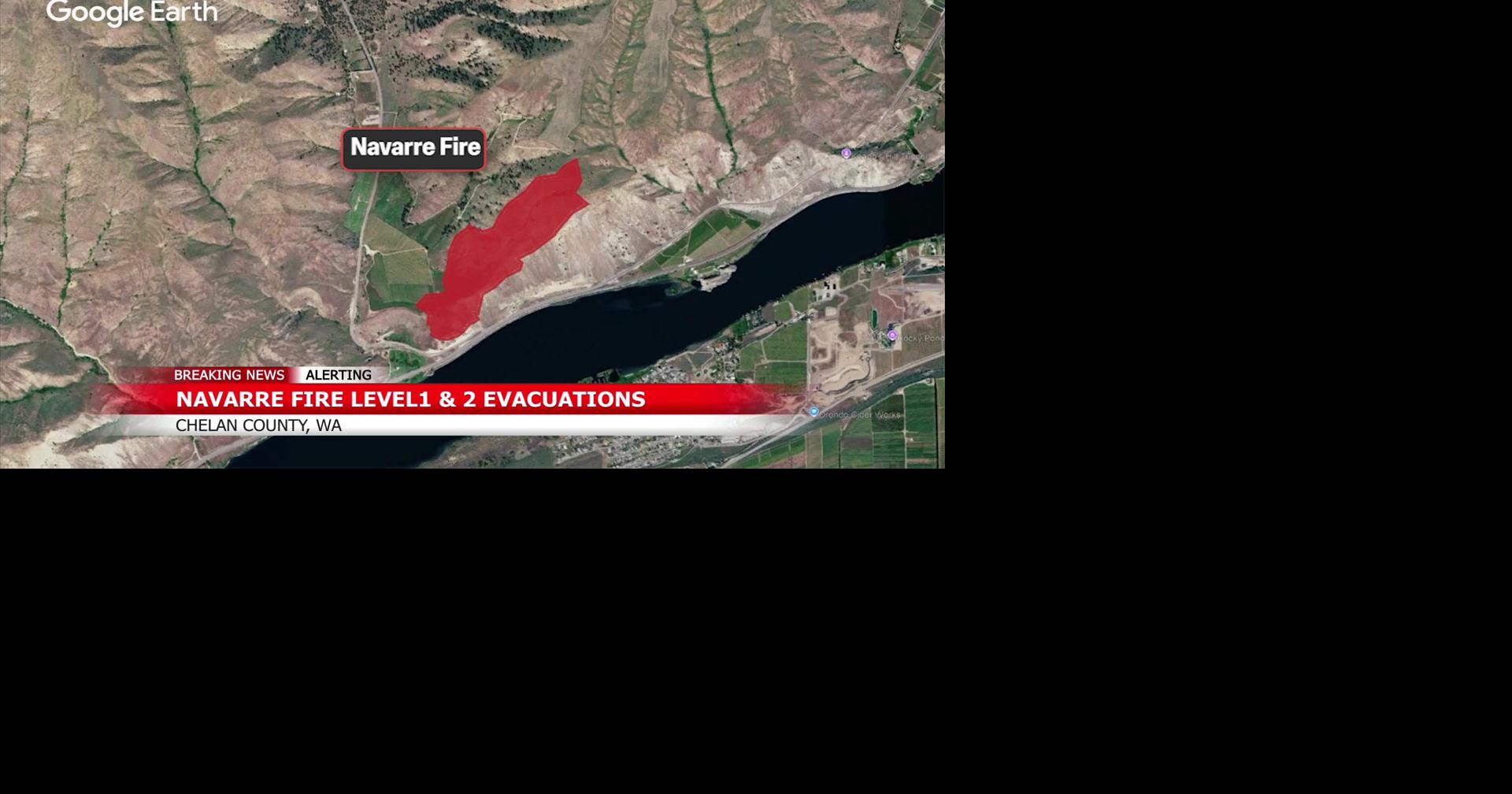 Number 2 Canyon Fire burns near Wenatchee, level 1 evacuation alerts ...