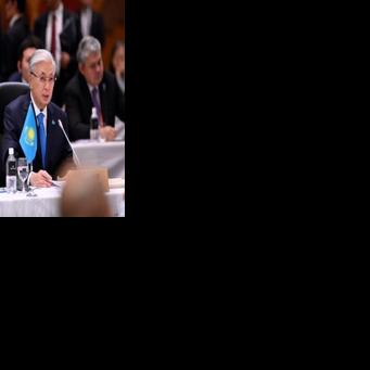 President Kassym-Jomart Tokayev seeks to balance the resource-rich former Soviet republic's ties with the European Union, Russia and China