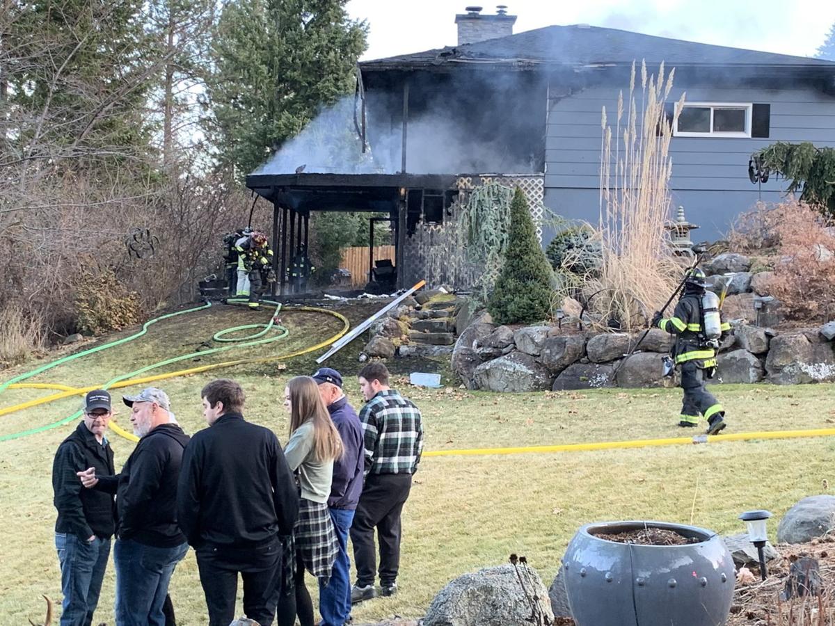 Spokane County Firefighters Battle Total Loss House Fire In North Spokane News Khq Com