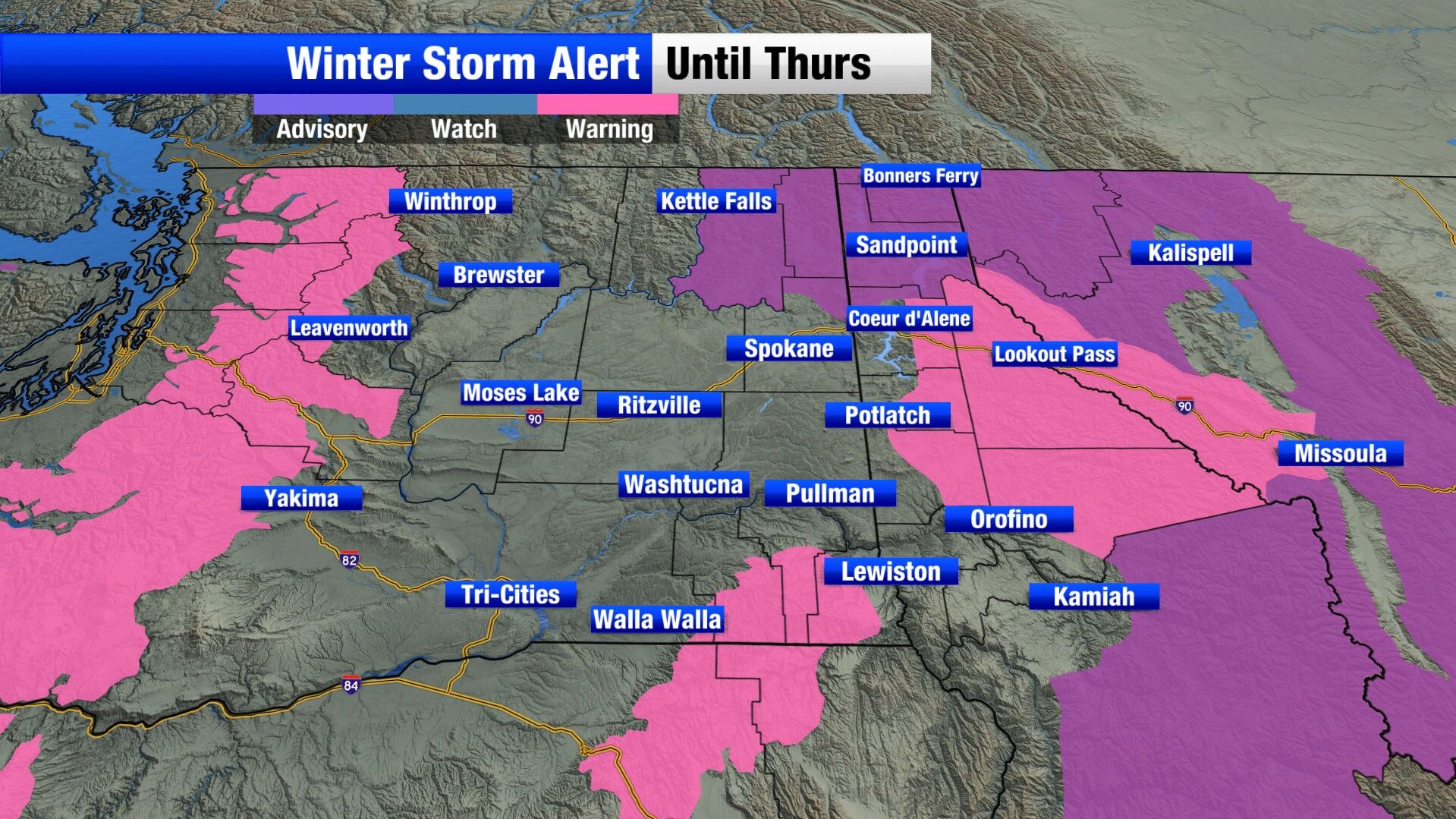 Heavy mountain snow continues with light totals for the valleys ...