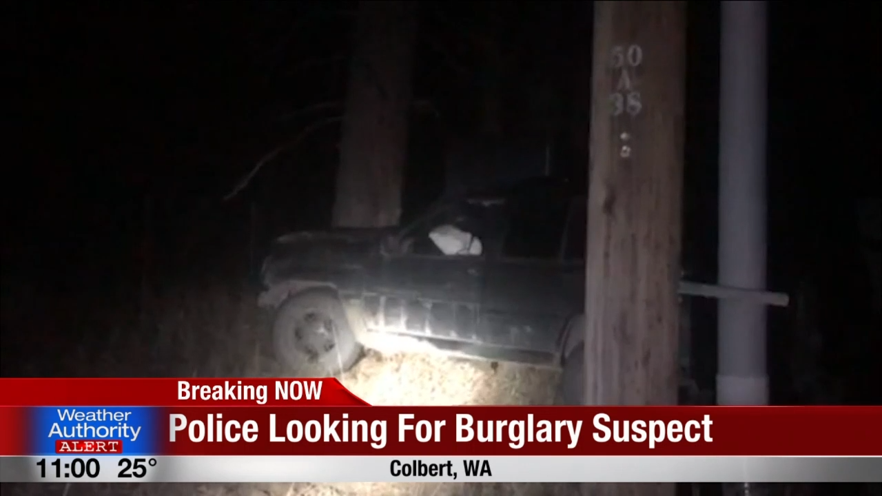 Homeowners Chase Off Burglar Near Chattaroy, Suspect Crashes Car Into ...