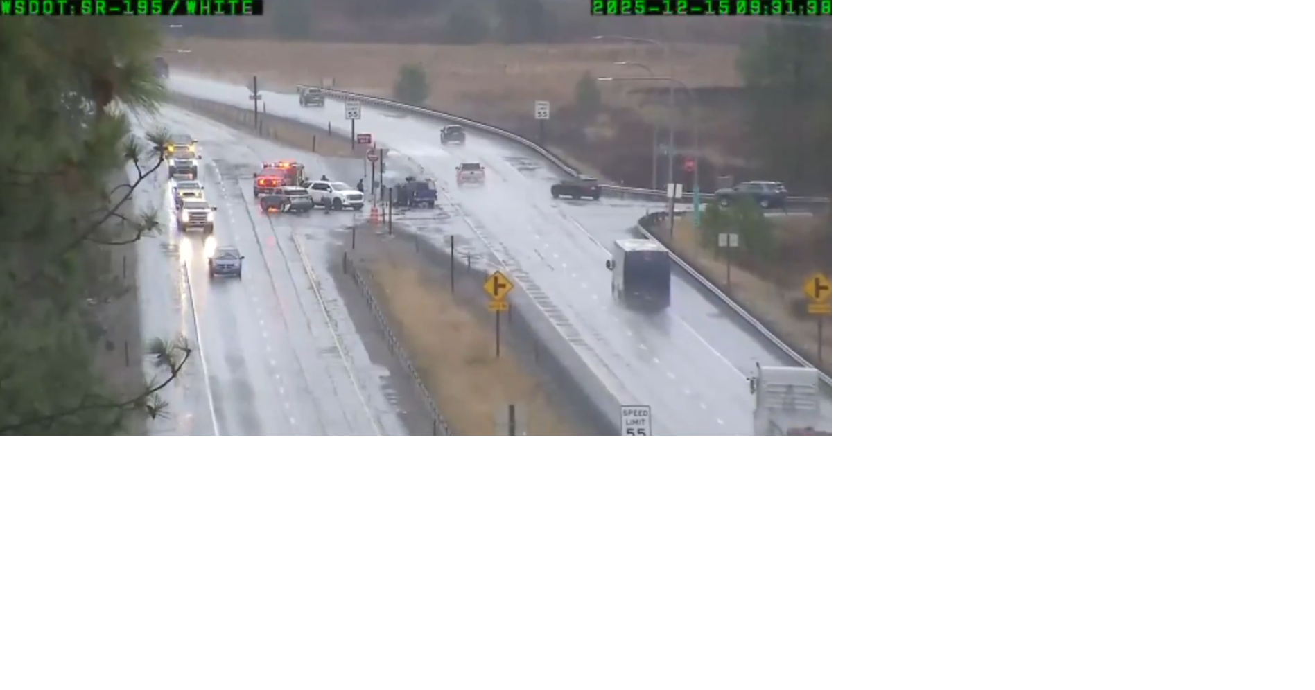 Crash blocking left lane on Highway 195 near Hatch Road | Spokane News ...