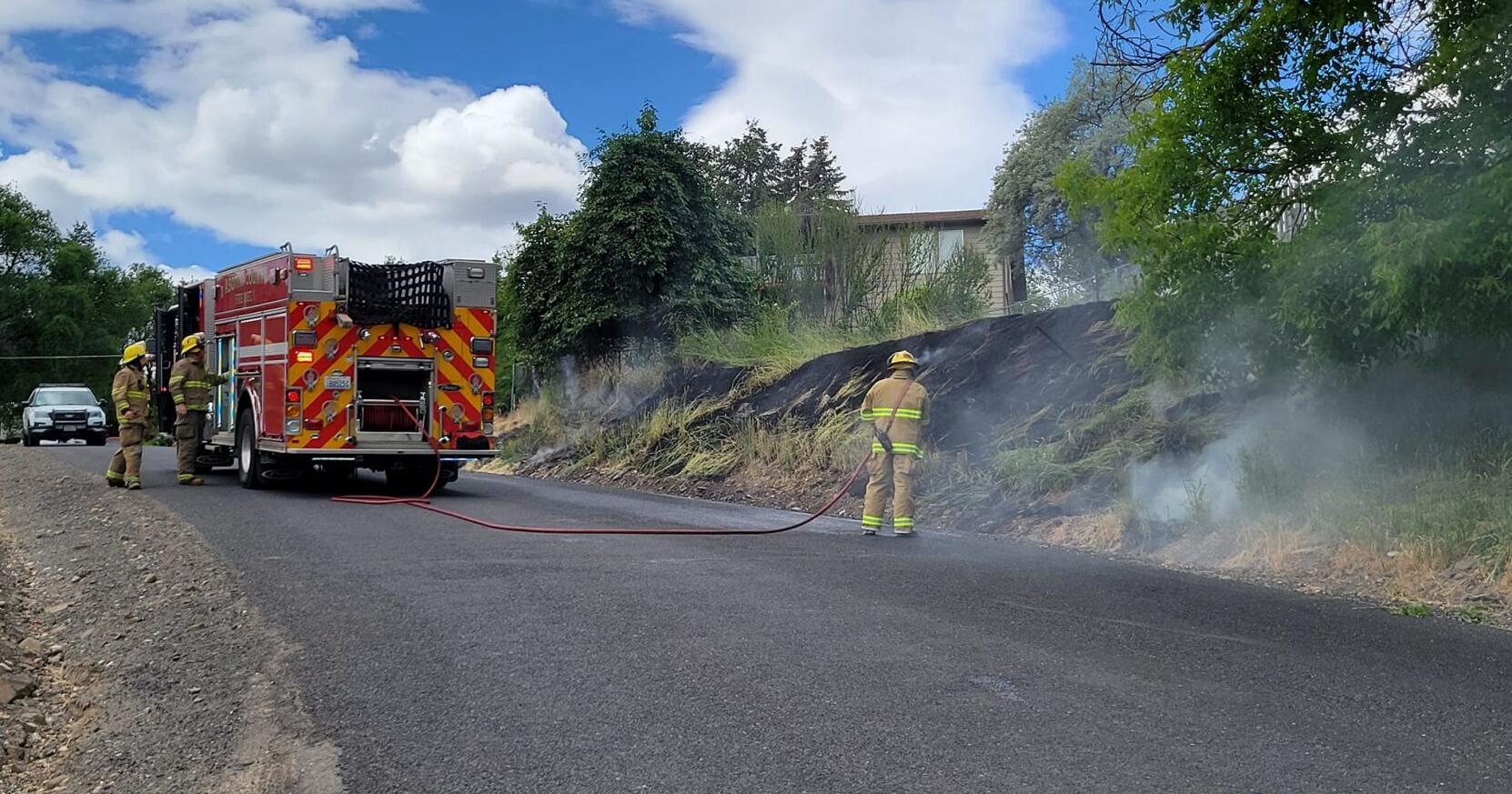 Firefighters quickly put out first grass fire of season in Clarkston Heights - Vimarsana News