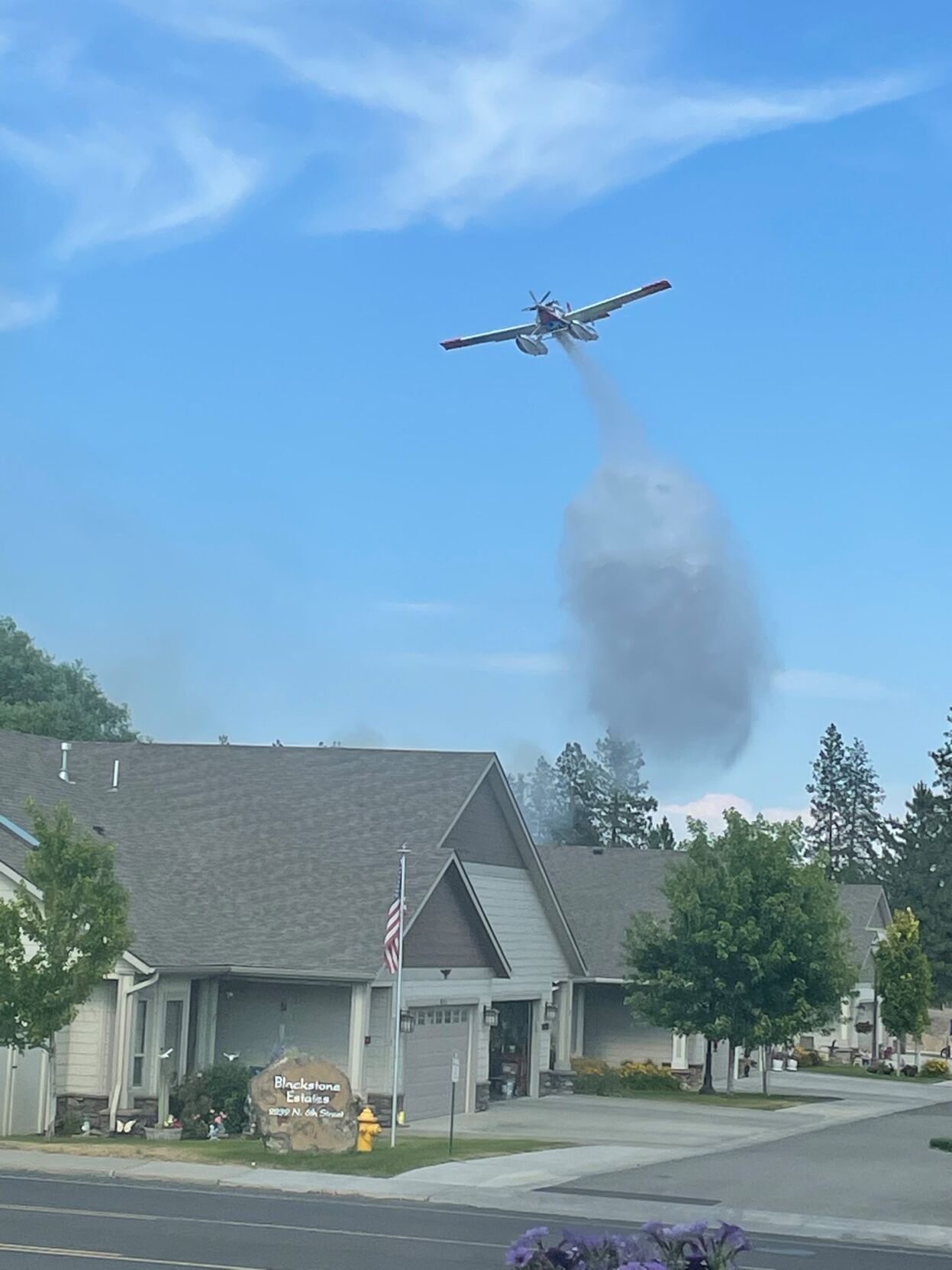 Plane Fighting Brush Fire In Cheney | | Khq.com