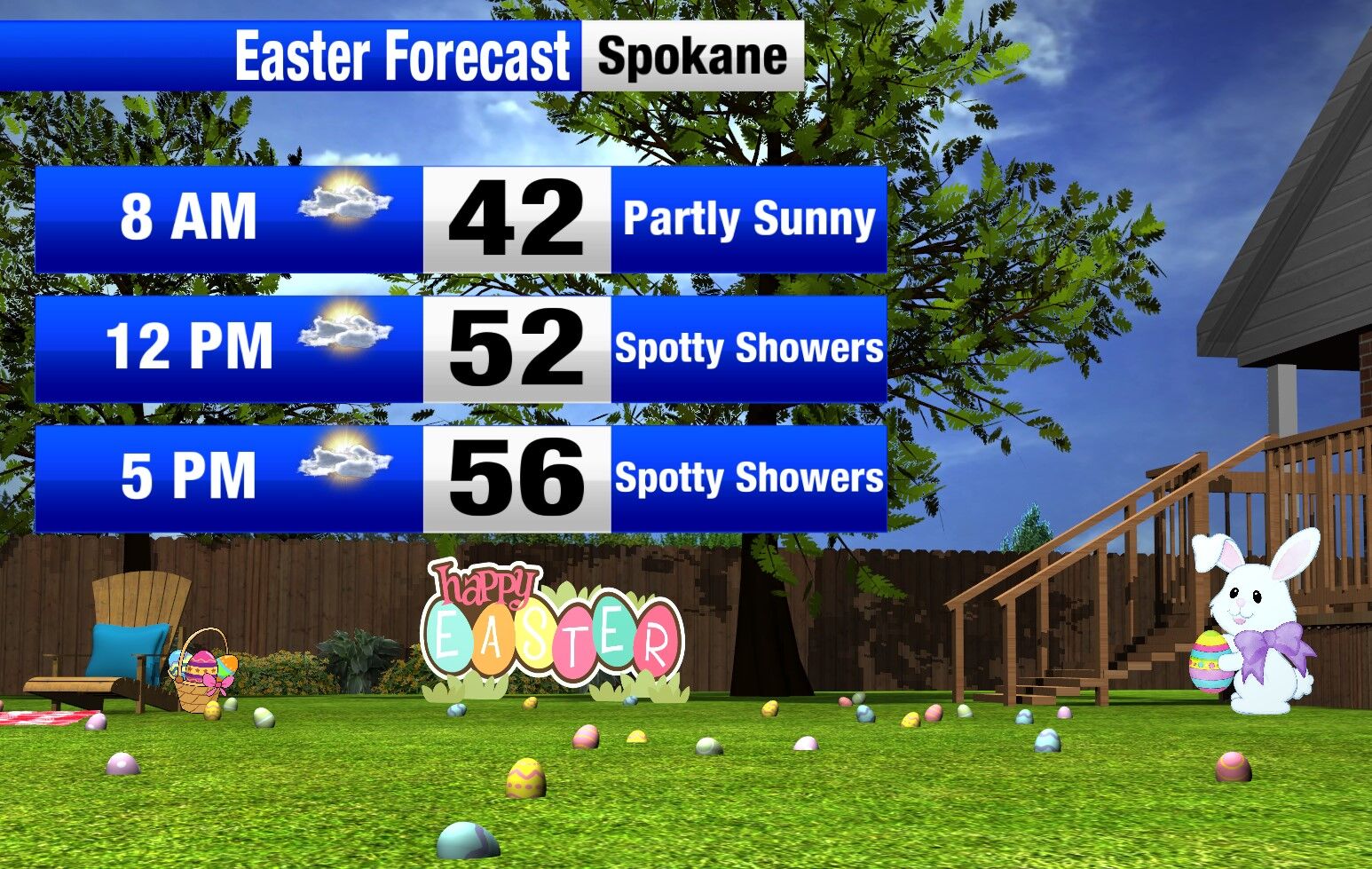 Easter Weekend Forecast | Weather | khq.com