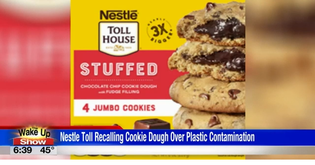 Nestle Toll House recalling cookie dough over plastic contamination