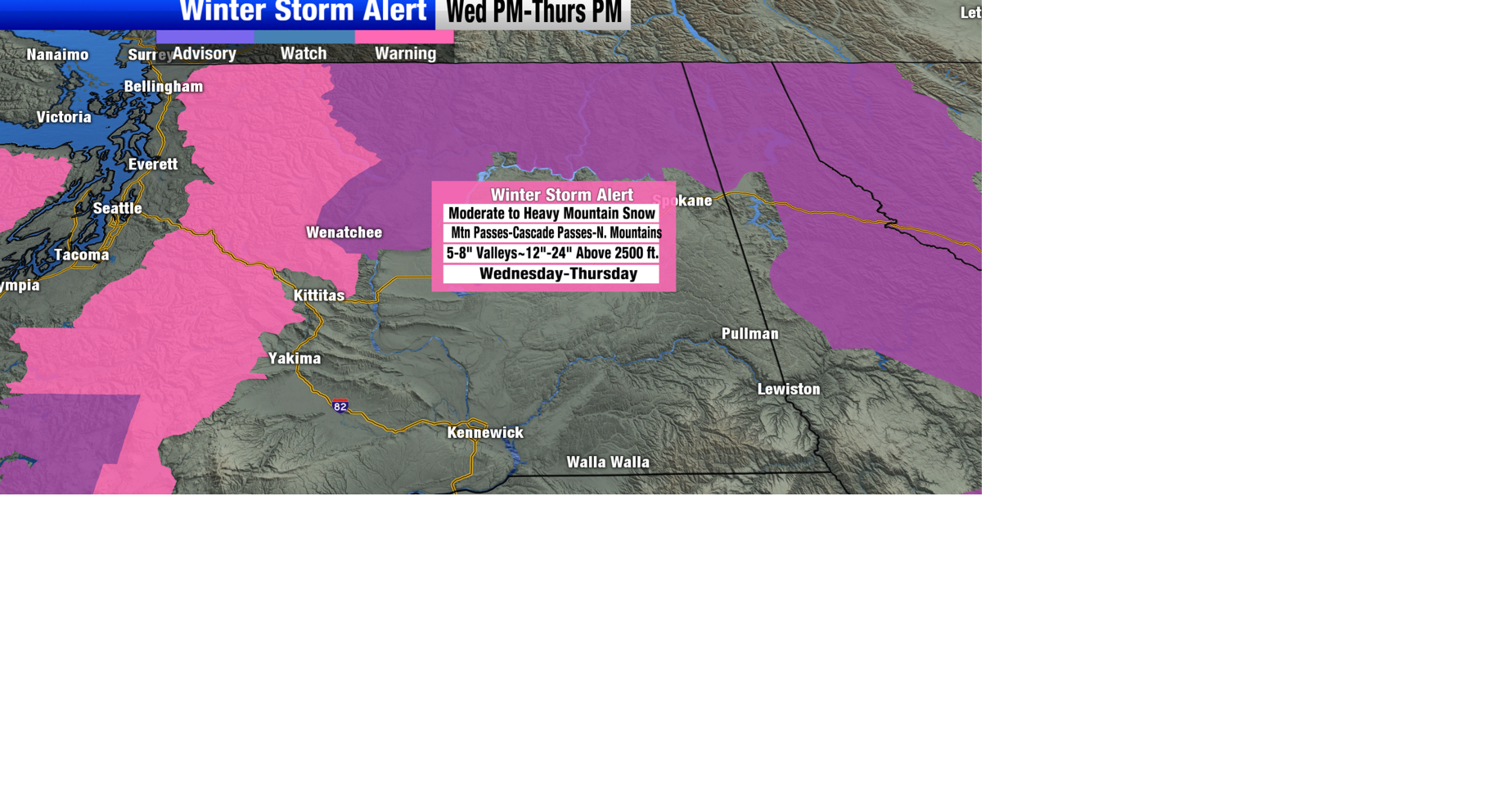 Quiet Christmas day, with more valley rain and mountain snow on the way ...