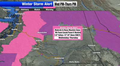 Quiet Christmas day, with more valley rain and mountain snow on the way ...