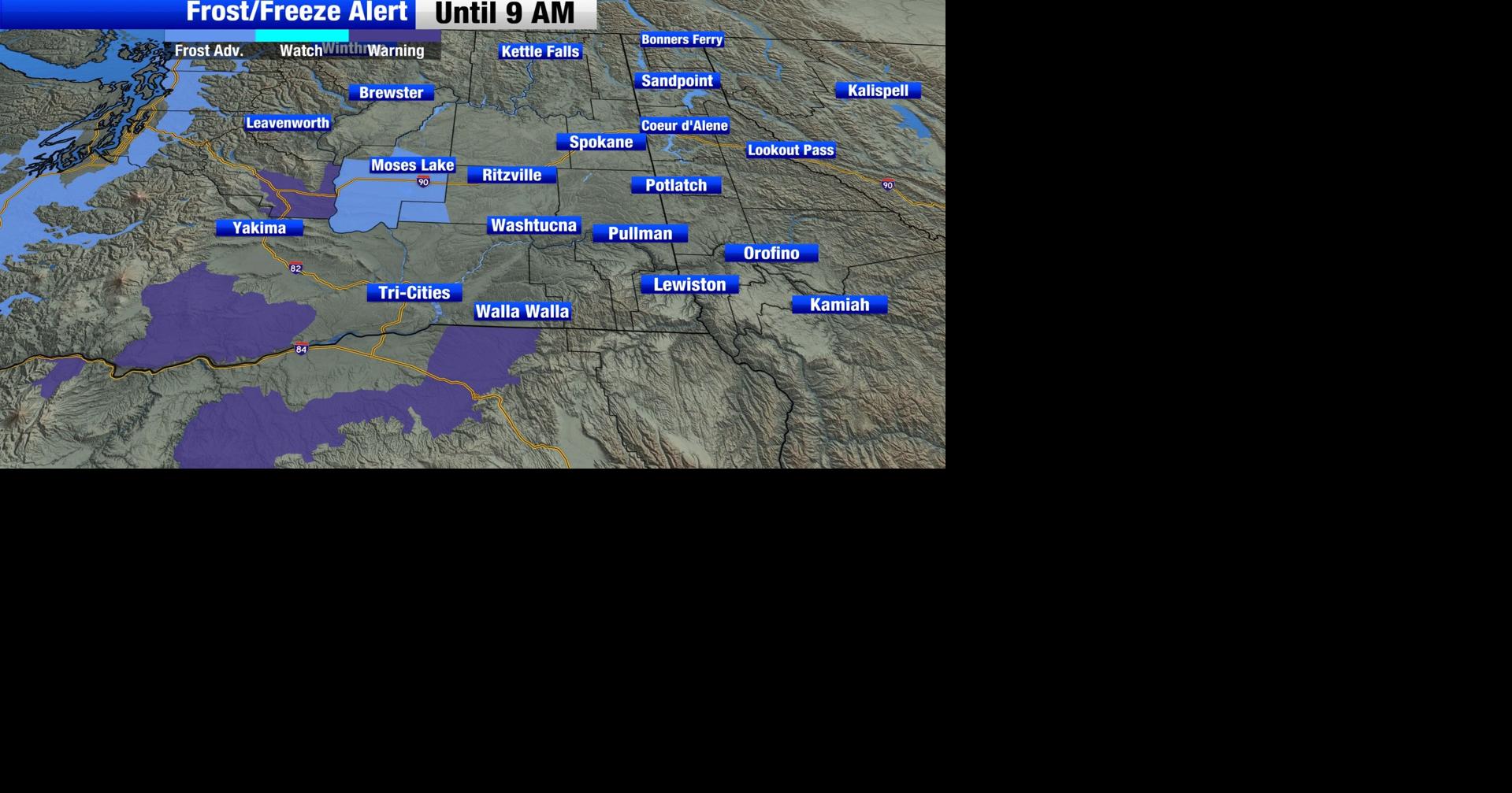 Frosty start before sunny afternoon