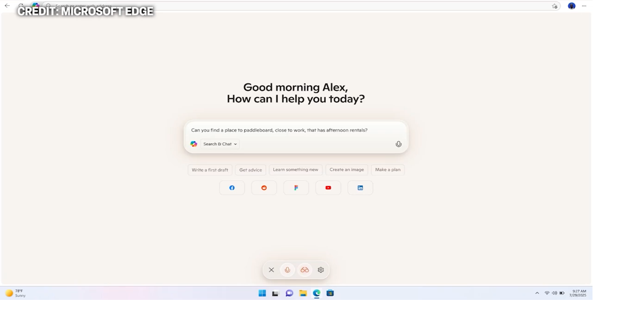Microsoft tests new AI assistant in Edge browser | National | khq.com