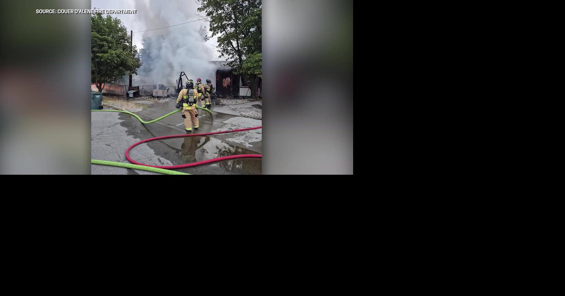 Coeur d'Alene house fire leaves pets dead, family uninjured
