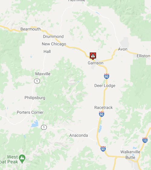 I-90 eastbound and westbound shut down near Deer Lodge due to incident