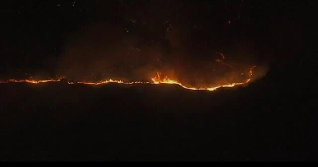 Brush fire burning Redlands, California, evacuation orders in place ...
