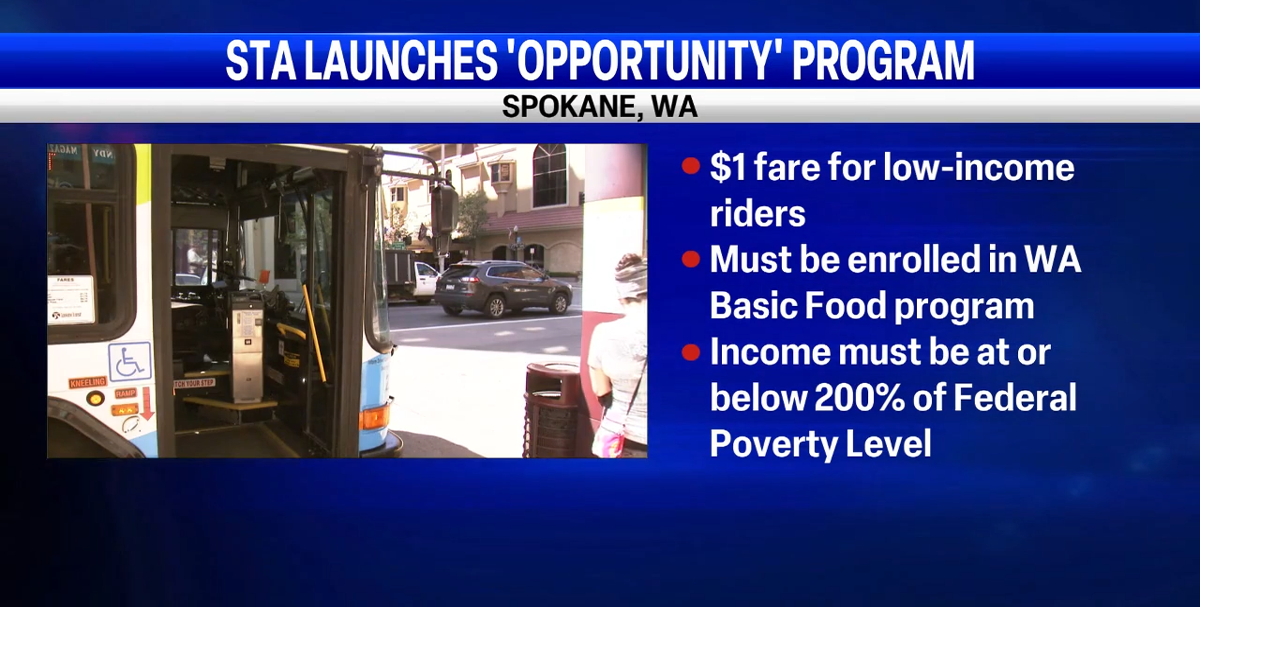 Spokane Transit Authority introduces reduced fare for low-income riders ...