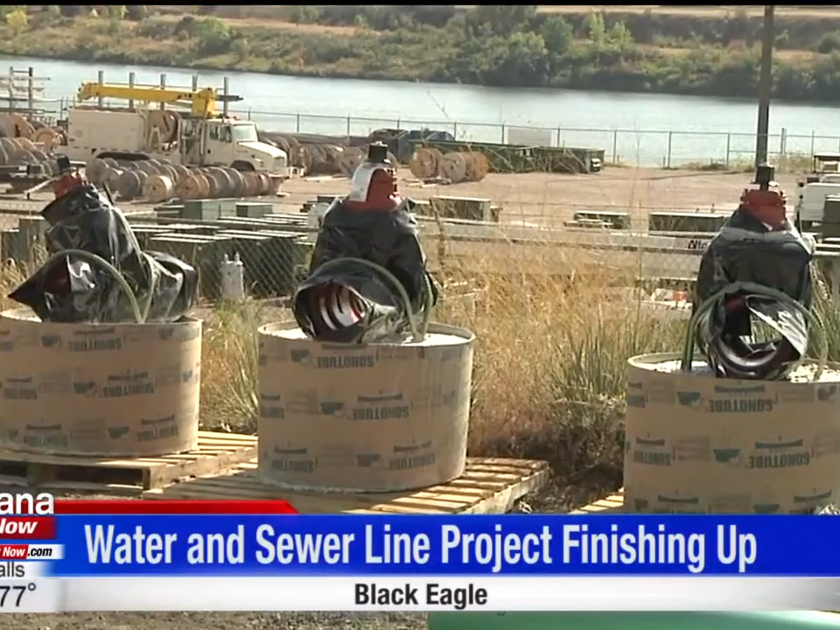 $1.7 million Black Eagle water and sewer project is almost complete - KHQ Right Now