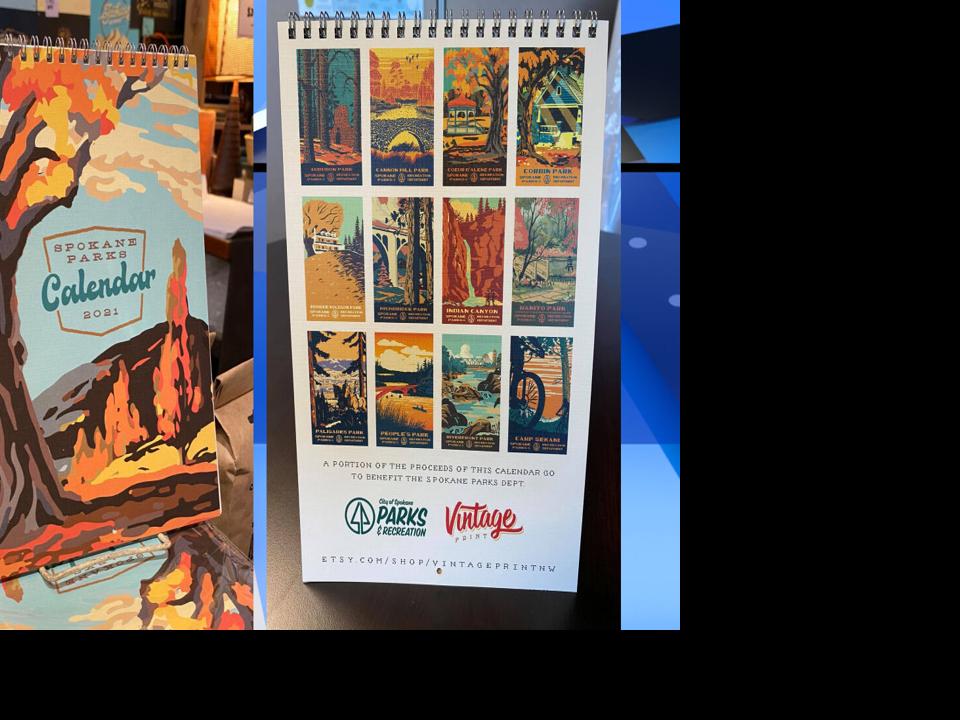 Spokane Parks Rec Teams With Local Artist For 2021 Vintage Calendar Top Story Khq Com