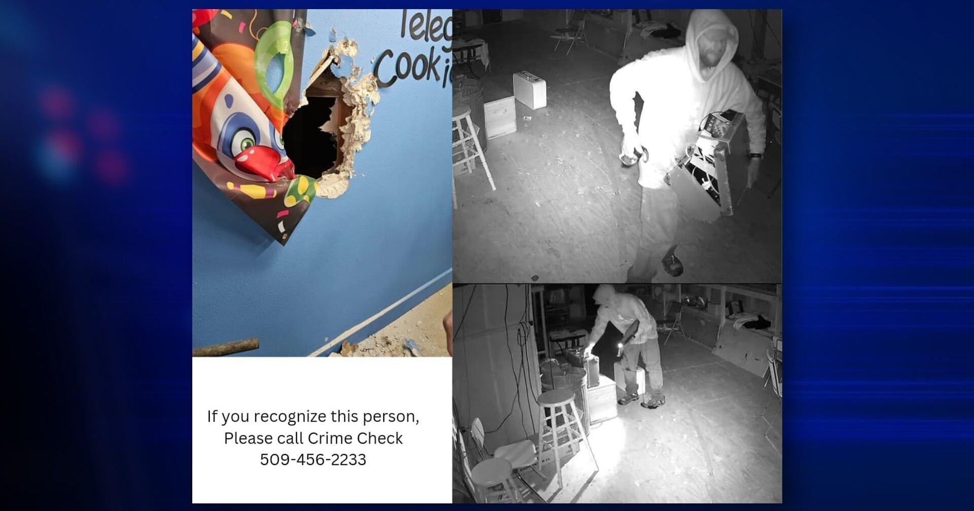 Man breaks into from Spokane Children's Theatre, steals hundreds in supplies - Vimarsana News