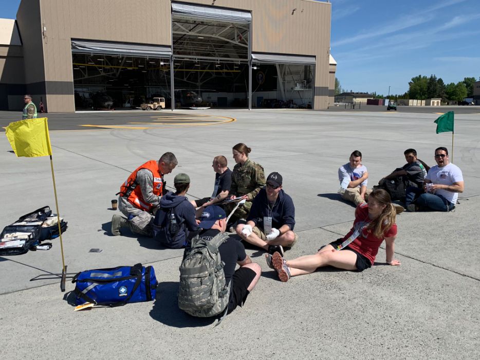 More than a dozen agencies take part in disaster training at Fairchild
