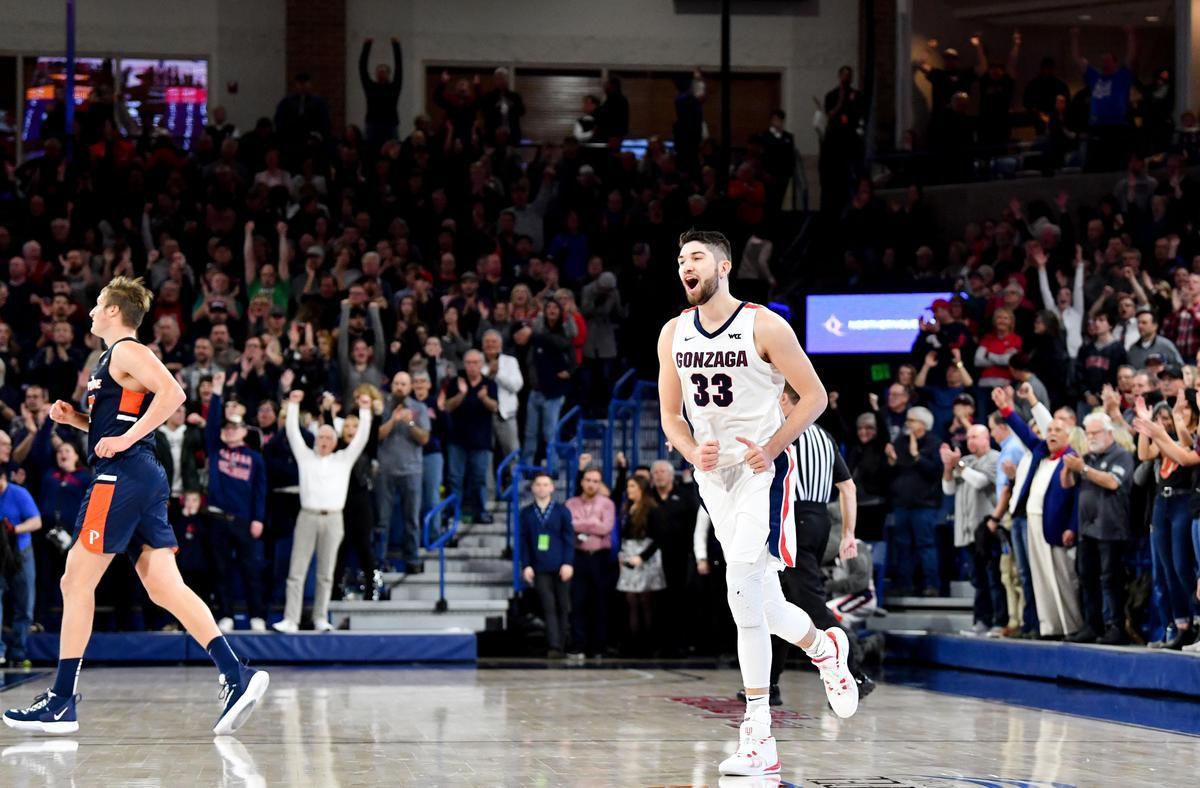 Gonzaga Ranked No 1 In Ap College Basketball Poll For Third