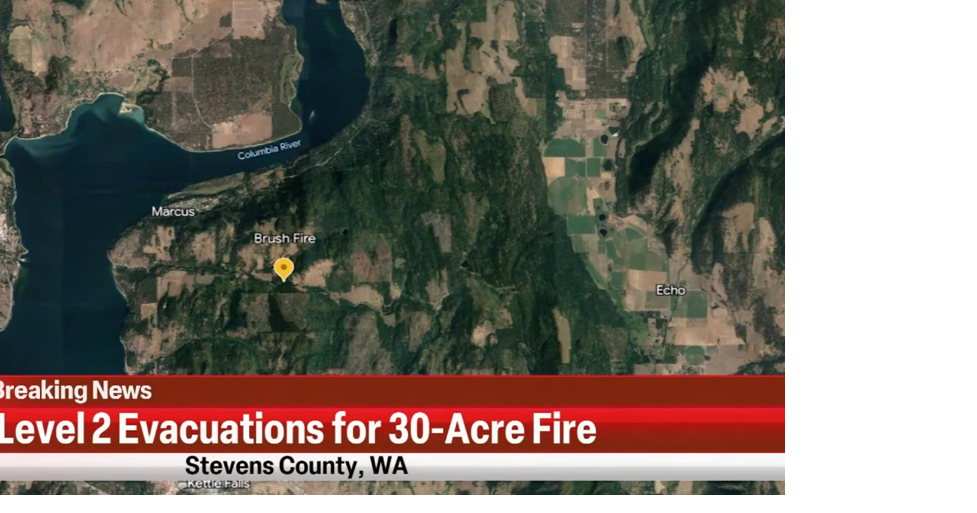 Evacuation lifted for brush fire near Marcus, crews still onsite