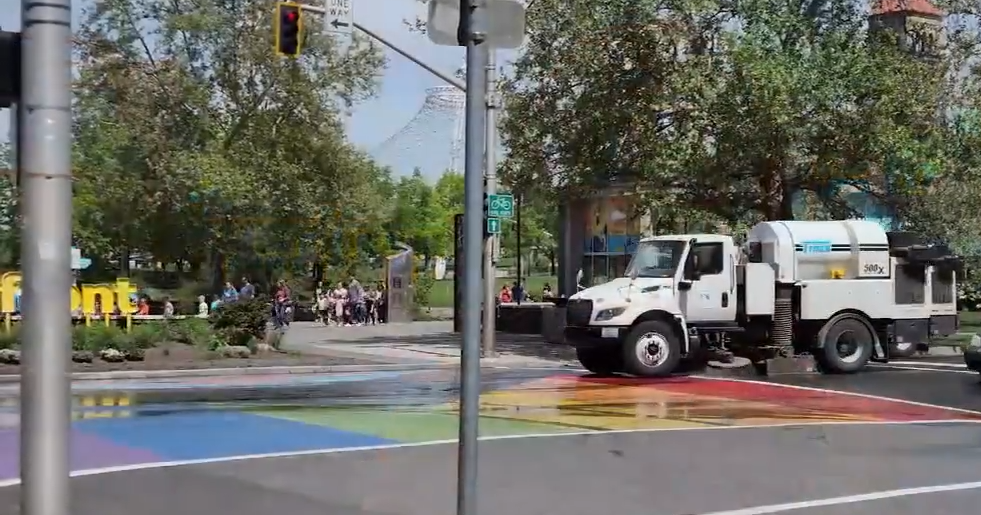 Threatening graffiti and LGBTQ+ Pride mural vandalism found in downtown Spokane - Vimarsana News