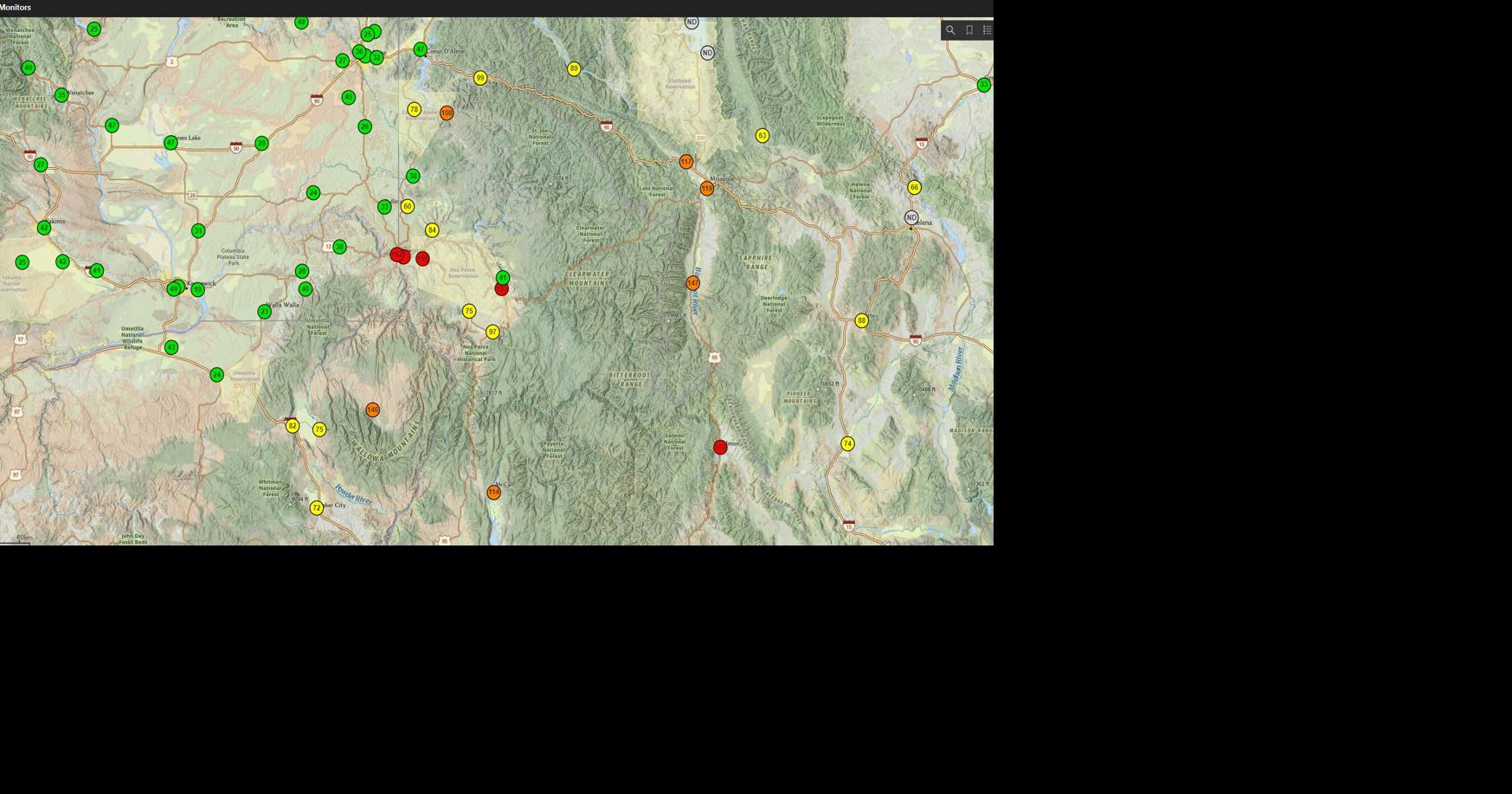 North Idaho air quality dropping to unhealthy levels Spokane News
