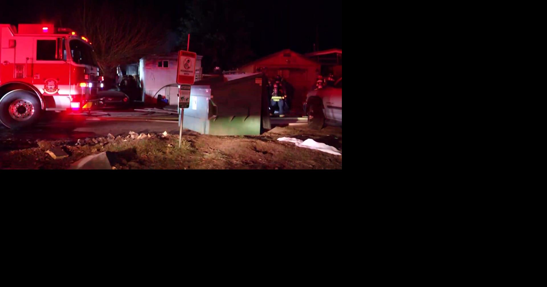 Fire crews respond to trailer fire at mobile home park in Spokane ...