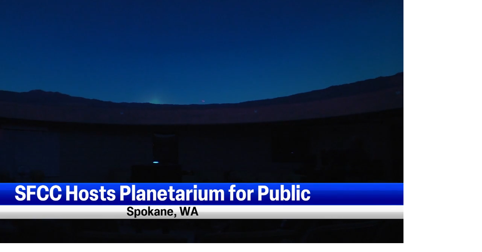 Spokane Falls Community College hosts planetarium for Spokane community