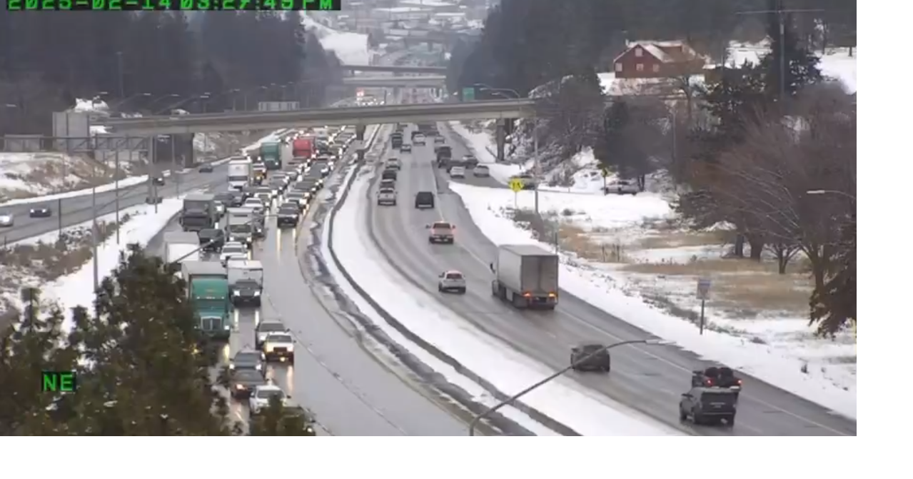 Crash on westbound I-90 at Highway 2 interchange blocks lanes, causes ...