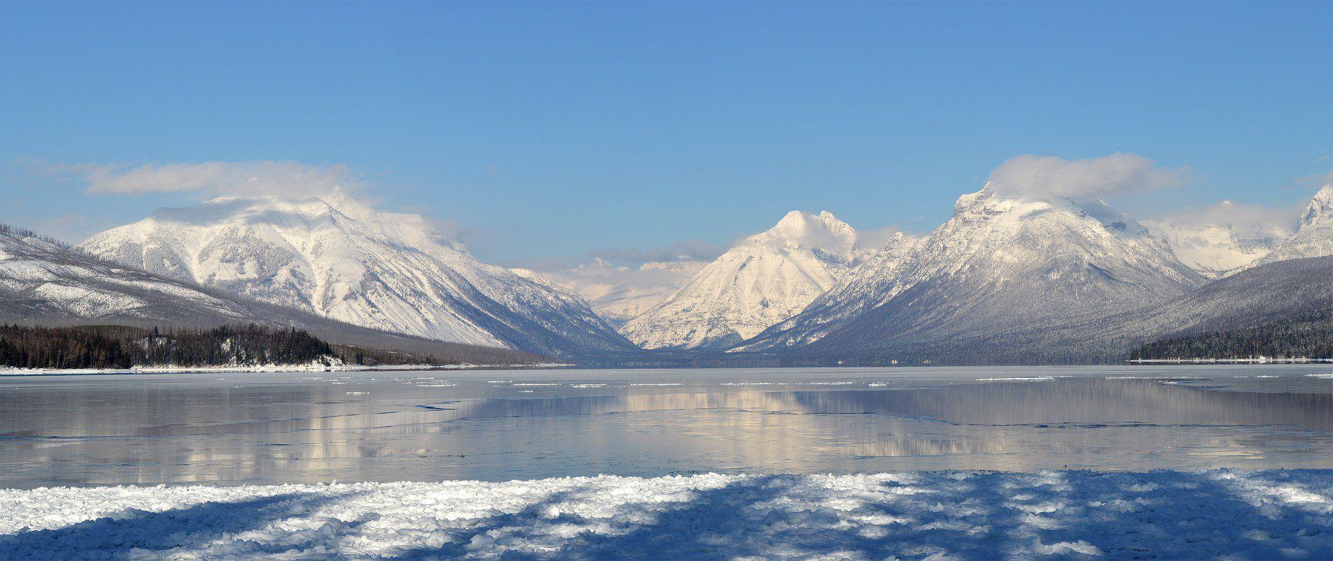Largest lake in Montana's Glacier National Park freezes over News