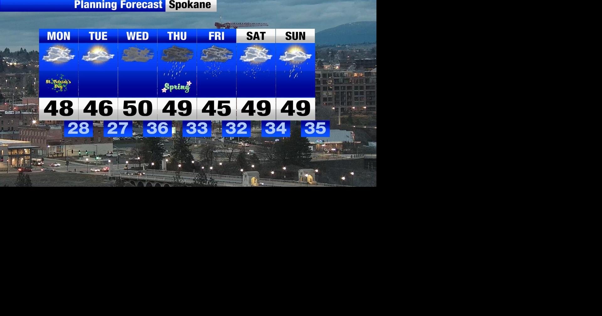 A few isolated storms and showers disturb an otherwise quiet Inland ...